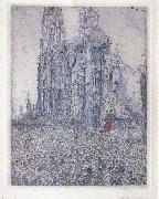 James Ensor The Cathedral painting